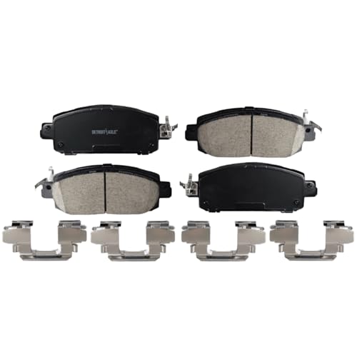 Image of Detroit Axle - Front Brake Pads for 2021-2024 Nissan Kicks 2020-2024 Sentra, Ceramic Brake Pads with Hardware Replacement