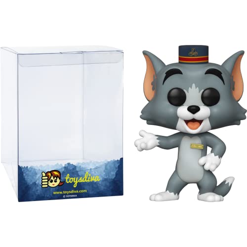 T O M : P O P ! Animation Vinyl Figurine Bundle With 1 Compatible 'Toysdiva' Graphic Protector (1096-55748 - B)