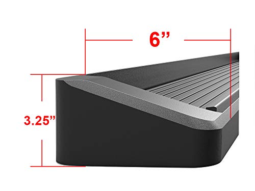 For 1997-2017 Expedition Sport Utility 4-Door (Nerf Bar | Side Steps) 6" Black Eboard Running Boards #TOP2