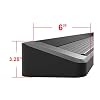 APS Premium Running Boards 6in Black Compatible with Dodge Mercedes-Benz Sprinter 10-26