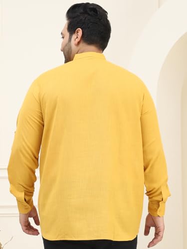 Image of SOJANYA Plus(Since 1958), Men's Cotton Short Kurta