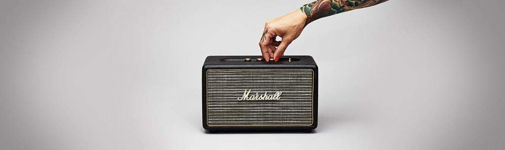 Marshall Acton II Black Dock Bt, Altavoz con Cable, cable, EU