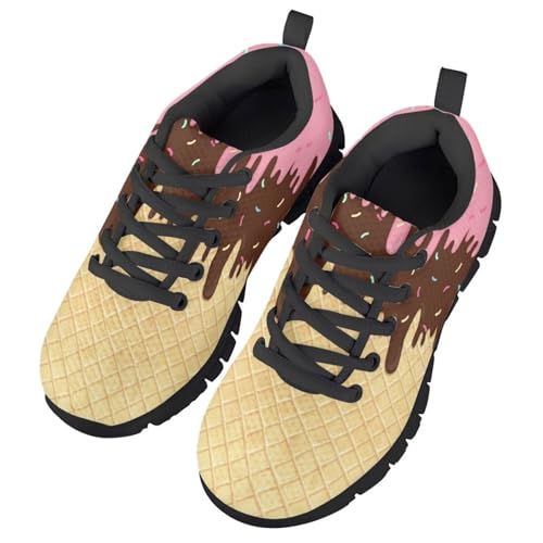 SYtrade Kids Casual Running Sports Shoes for Girls Black Sole Walking Lightweight Gym Sneaker3