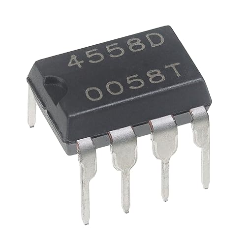 JRC4558 4558 4558D Dual Om-Amp DIP-8 IC Dual Operational Amplifier (Pack of 20pcs)