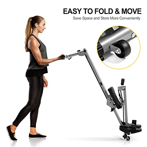 Rowing Machine For Home Use, Rower Machine 300Lbs Loading Capacity With Lcd Monitor & Comfortable Seat Cushion - 2023 Upgraded Version Row Machine, Hyper-Quiet & Smooth #TOP6