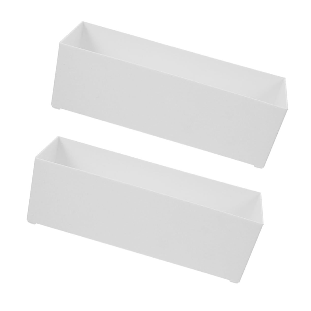 PRETYZOOM 2Pcs Tea Bag Organizer Storage Box Desktop Holder for Tea Bags Sugar Packets Items Large Tea Storage Case for Home Office Use