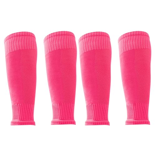 2/4/12 Pairs Pro Soccer Leg Sleeves Socks, Scrunch Leg Sleeve, Compression for Calf