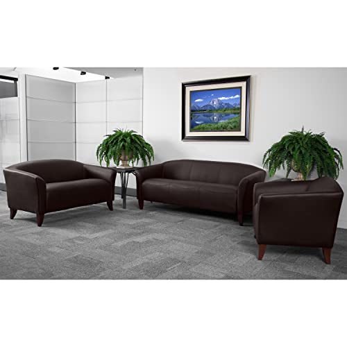 Flash Furniture HERCULES Imperial Series Brown LeatherSoft Sofa