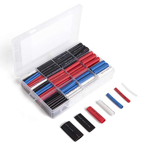 Wirefy 275 PCS Heat Shrink Tubing Kit - 3:1 Dual Wall Tube