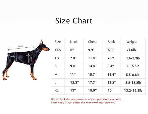 Droolingdog Dog Clothes Dog T-Shirt With Security Pattern Pet Shirts For Small Dogs, Medium, Black #TOP1