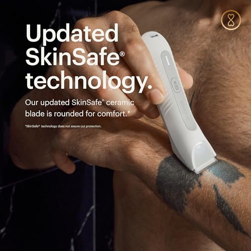 Image of MANSCAPED The Lawn Mower 3.0 Plus - Groin, Body & Bikini Hair Trimmer, Updated SkinSafe Trimmer Blade, Waterproof Wet /Dry Groomer, USB-C Rechargeable, Men's & Women's Wireless Shaver, White Hot