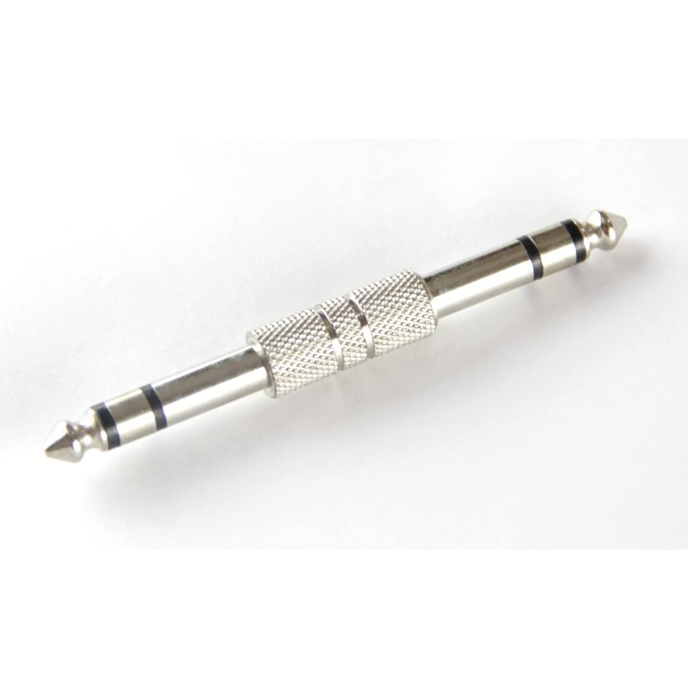 DOMO nSpeed AE65M65M is a 6.5mm / 6.35mm Male to 6.5mm / 6.35mm Male Stereo Audio Extender Coupler- Silver-image-21