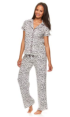 Image of bebe Womens 2 Piece Bridesmaid Pajamas Set Short Sleeve Button Down Shirt and Pants