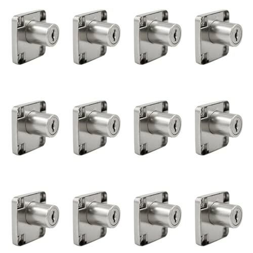 Image of Link 709 Multipurpose Furniture Lock for Drawer, Cabinets and Others (Set-12Pcs)