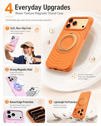 Coque iPhone 17 Pro Max avec support pour regarder vos vidéos confortablement en voyage - 2