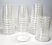 30 2oz Disposable Graduated Clear Plastic Cups for Mixing Paint, Stain, Epoxy, Resin