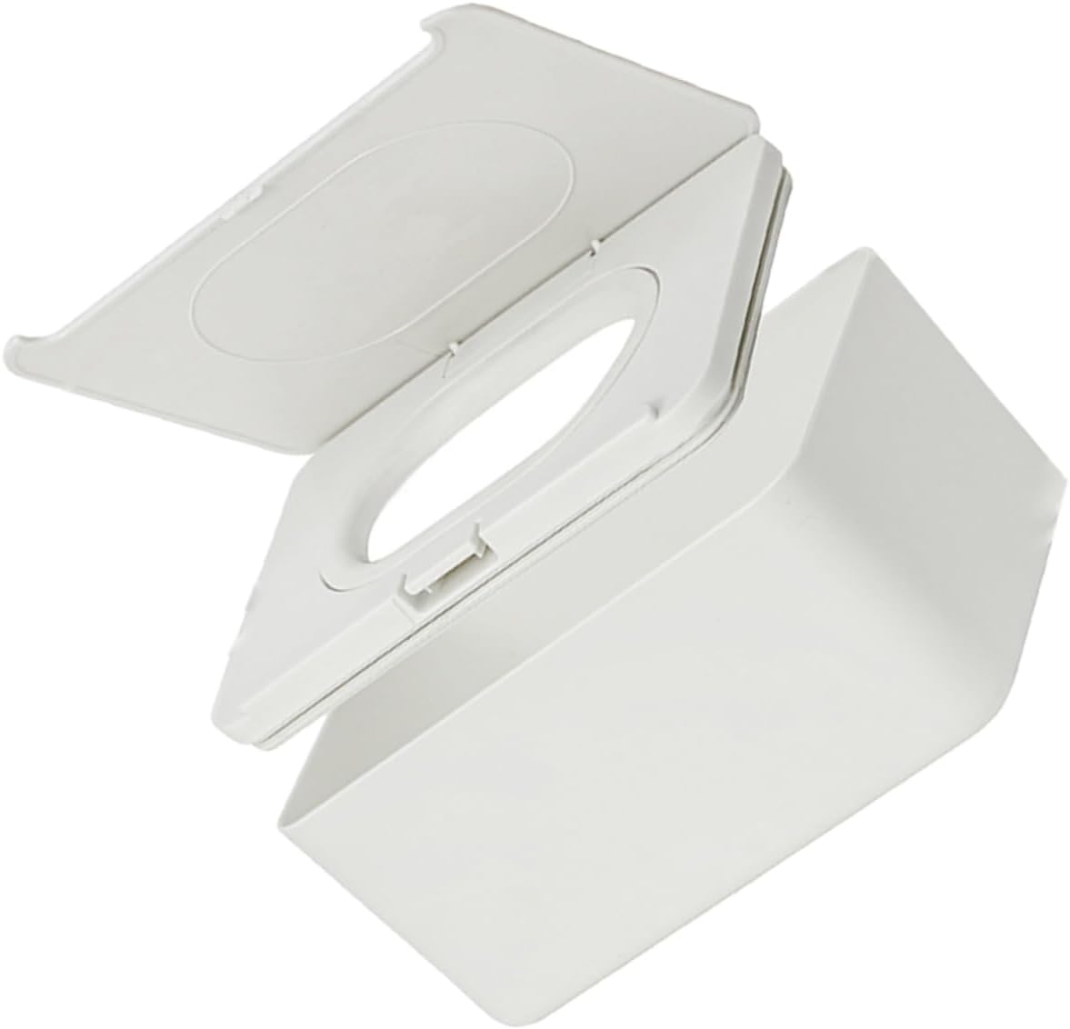 PRETYZOOM Wipes Dispenser Refillable Tissue Container for Easy Access Portable Wipe Holder for Travel Diaper Bag and Home Use Compact and Lightweight Design
