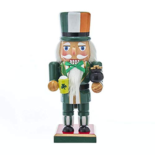 Kurt S. Adler 9-Inch Wooden Irish Nutcracker