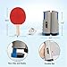 GSE Games & Sports Expert Ping Pong Paddle Set, Portable Table Tennis Set with Grey Retractable Ping Pong Net & Post, 2 Paddles & 3 Balls, Anywhere to-Go Ping Pong Game for Any Tables