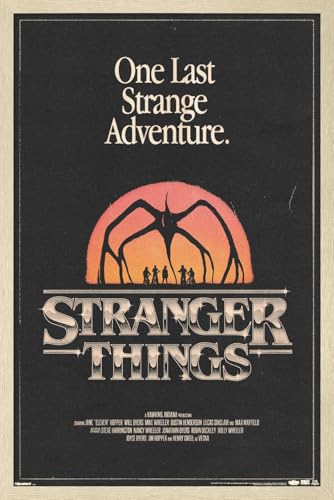 Trends International Netflix Stranger Things: Season 5 (2025) - The Mind Flayer Wall Poster, 22.4L x 14.7W, Blonde Framed Version