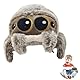 MPQDFG Niedliches Spinnen-Plüschtier, 20cm/7.87 Zoll große Grau Spinne Wurfkissen, Halloween Cartoon Spinne Plüschtier, Heimdekoration, Geschenk Für Erwachsene Und Kinder(Grau)