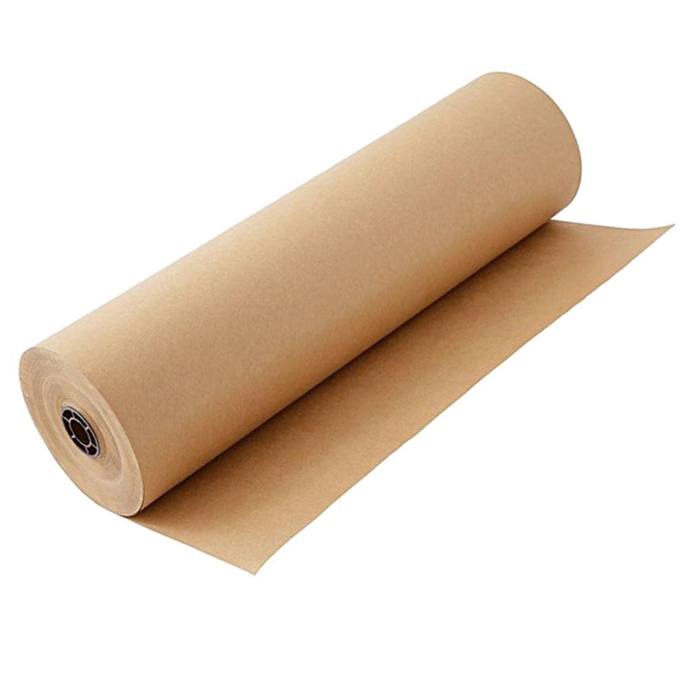 Weihnachts-Geschenkpapier 30 m braunes Kraftpapier für Geschenkverpackungen für Hochzeitsfeiern, Kunst- und Bastelmaterialien, Vintage-Bastelpapier Wiederverwendbar