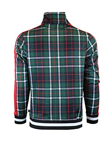 Image of SCREENSHOT-TRACK JACKET Mens Urban Hip Hop Premium Track Jacket - Slim Fit Side Taping Sportswear Urbanwear Streetwear Top