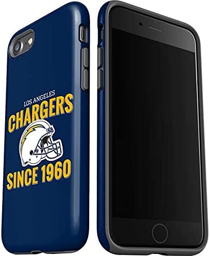 Skinit Pro Phone Case Compatible with iPhone SE - Officially Licensed NFL Los Angeles Chargers Helmet Design Blue