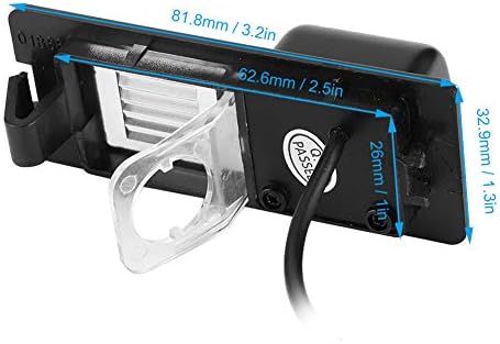Dimensions of the Tbest reversing camera unit