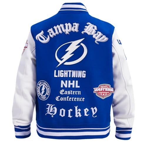Image of Pro Standard Mens NHL Old English Varsity Jacket