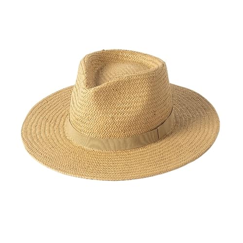 Chapeaux de paille Panama femme capeline soleil protection UPF50 église Derby