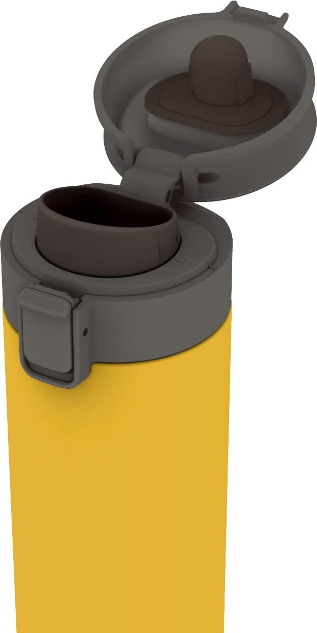 TLW500 Water Bottle, One-Touch Stainless Steel, Integrated Gasket, Lightweight, Stylish, 16.9 fl oz (500 ml), Yellow