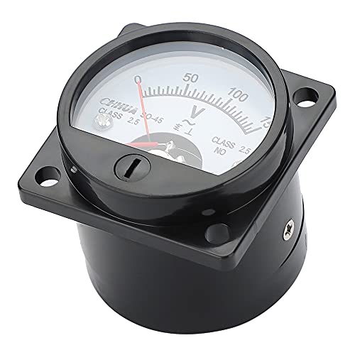 Image of Analog Voltmeter SO-45 AC0-150V Circular Panel Meter Volt Meter Gauge Voltage Tester for Shipping Circuit Testing Mechanical Equipment