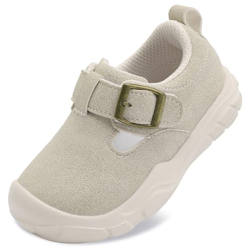 LeIsfIt Toddler Shoes Girls Boys Wide Barefoot Shoes Lightweight Dress Sneakers Kids Fashion Sneakers