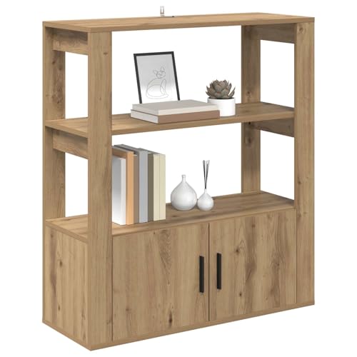 VidaXL Vitrina Roble Artisan 30 x 80 x 90