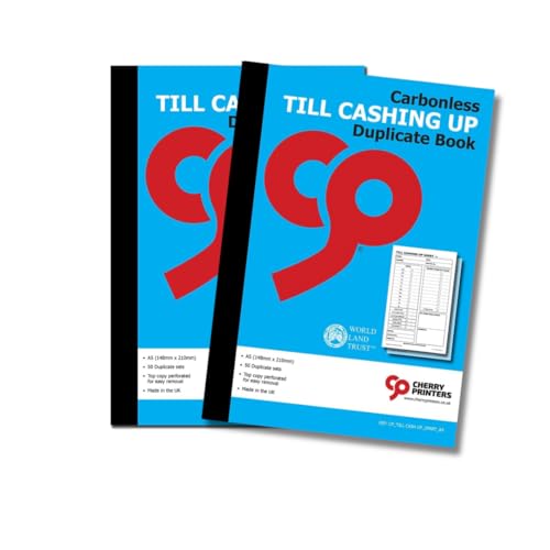 Carnet NCR Duplicata A5 Cherry autocopiant souche livre de caisse comptable