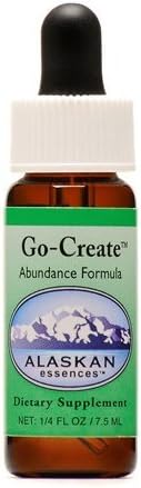 AlaskanEssences Go Create 7.5ml Combination Flower Essence - Ignite Creativity & Inspiration