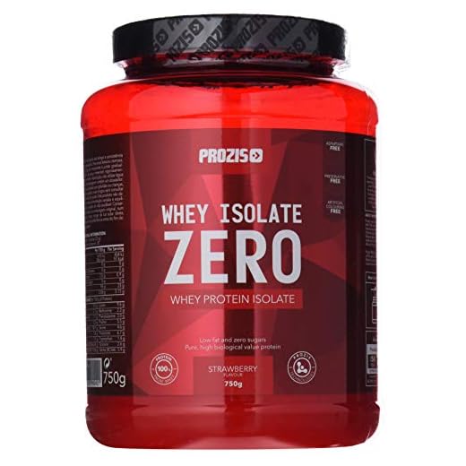 Prozis Zero Whey Isolate, Fresa - 750 gr