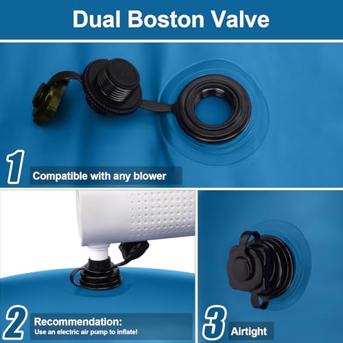 Almohadilla para piscina de invierno 5 pies PVC 0.4mm miniatura 4