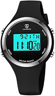 Watches for Women, Ladies Watches Outdoor Sport with Alarm/Calendar/Back Light/Stopwatch/Chronograph, Digital Watch Gifts for Teen Girls/Women