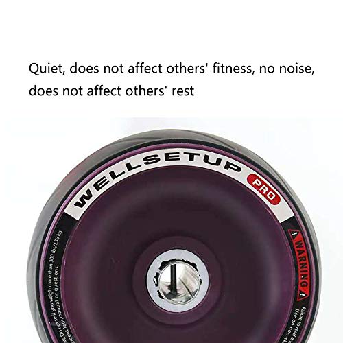 Rodinhas abdominais largas para treinamento muscular abdominal, equipamento de fitness de roda abdom