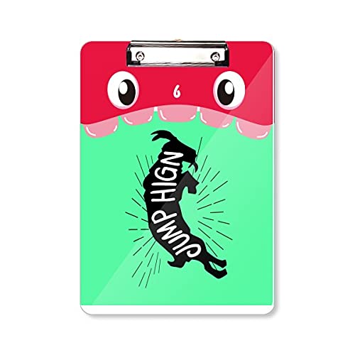 Bloc-notes A4 antilope noire pour écrire debout sans table facilement