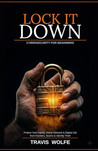 Lock It Down: Cybersecurity for Beginners: How to Protect Your Family, Home Network, and Digital Life from Hackers, Scams, and Identity Theft