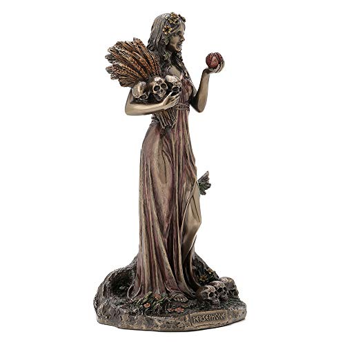 Veronese Design 10.25 Inch Persephone Greek Goddess Of Vegetation And The Underworld Antique Bronze Finish Statue #TOP2
