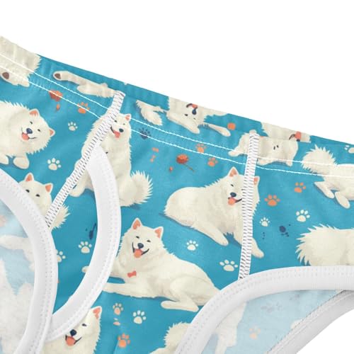 Wusikd Dog Paws Boys' Underwear Cotton Funny Boys Briefs Soft Toddler Underwear 2T4