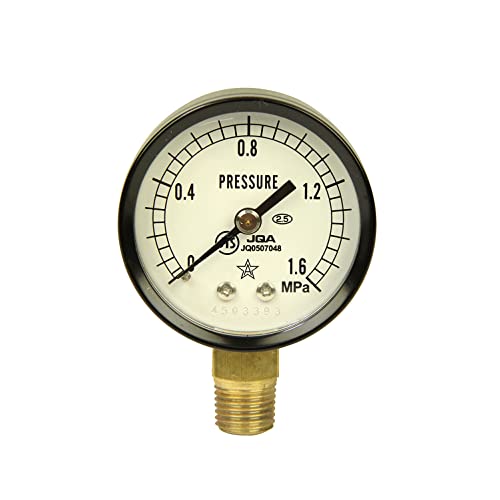 右下精器 汎用圧力計A50 R1/4下 S-11 1.6MPA