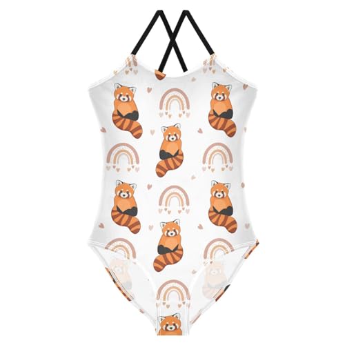 Image of CaTaKu Girls Swimsuits One Piece Bathing Suits Toddler Summer Beach Swimsuits Girls Swimwear 2-8 Years