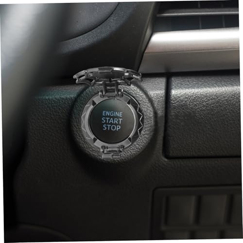 Cubierta de botón de arranque y accesorios interiores para coche Amosfun 7