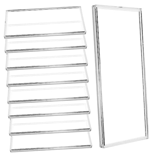Boîte de rangement en plastique transparente et hermétique lot de 10