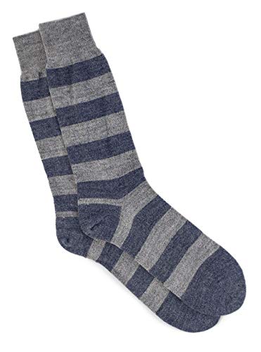 WARRIOR ALPACA SOCKS - Fresh Classic Rugby Stripe - Alpaca Wool Dress Socks4